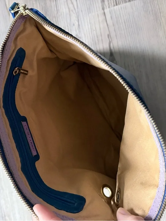 Blue Jimmy Choo Medium Wristlet Clutch Bag - Missing Wrist Strap - Picture 5 of 7